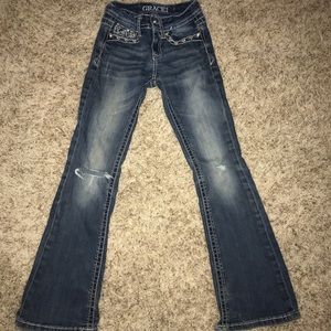 2 Grace in LA Jeans and •one BKE size girl 7